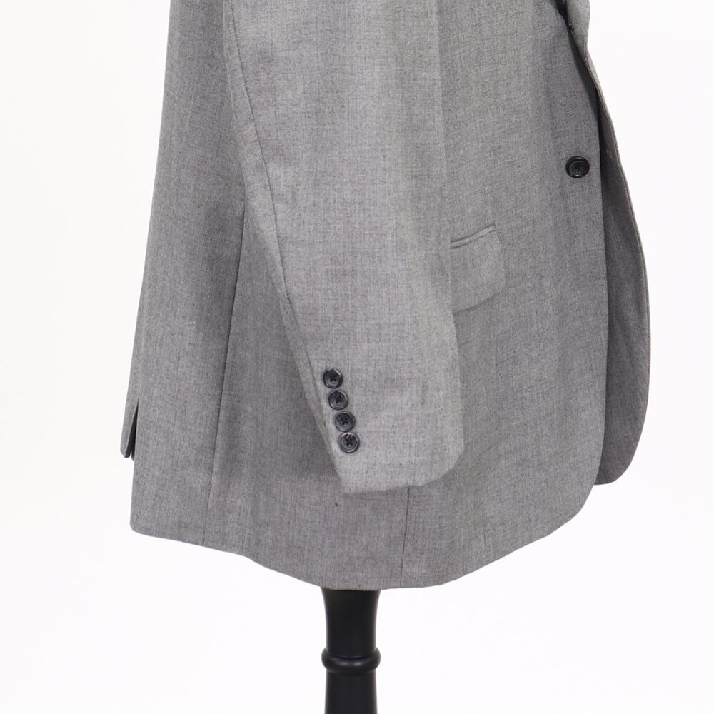 Statements 50l Gray Solid 2-Button Sport Coat Bla… - image 6